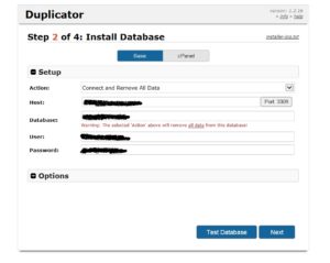 duplicator step2